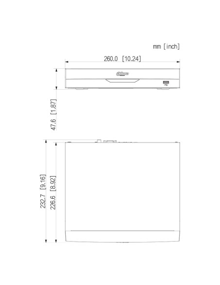 Acheter DAHUA NVR2104HS-P-I2 NVR 4 canaux 80 Mbps H.265 HDMI 4PoE 1 HDD IA
