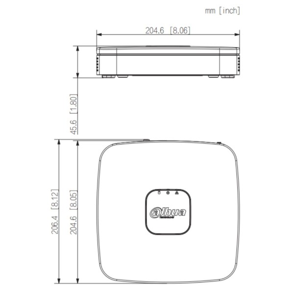 Acquistare DAHUA NVR4104-EI NVR 4ch 80Mbps H265 HDMI 1HDD AI