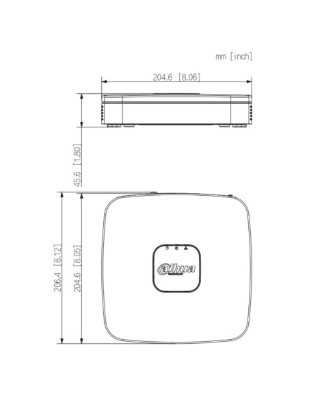 Kaufen DAHUA NVR4104-EI NVR 4 Kanäle 80 Mbps H265 HDMI 1 HDD KI