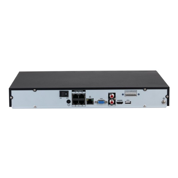 Acheter DAHUA NVR4204-P-4KS3 NVR 4 canaux 80 Mbps H.265 4K HDMI 4 PoE 2 HDD E/S