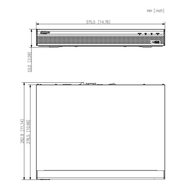 Kaufen DAHUA NVR4204-P-4KS3 NVR 4 Kanäle 80 Mbps H.265 4K HDMI 4 PoE 2 HDD Ein-/Ausgänge