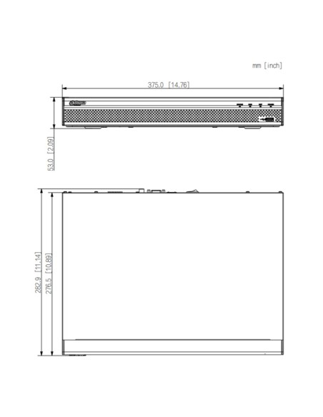 Acheter DAHUA NVR4204-P-4KS3 NVR 4 canaux 80 Mbps H.265 4K HDMI 4 PoE 2 HDD E/S