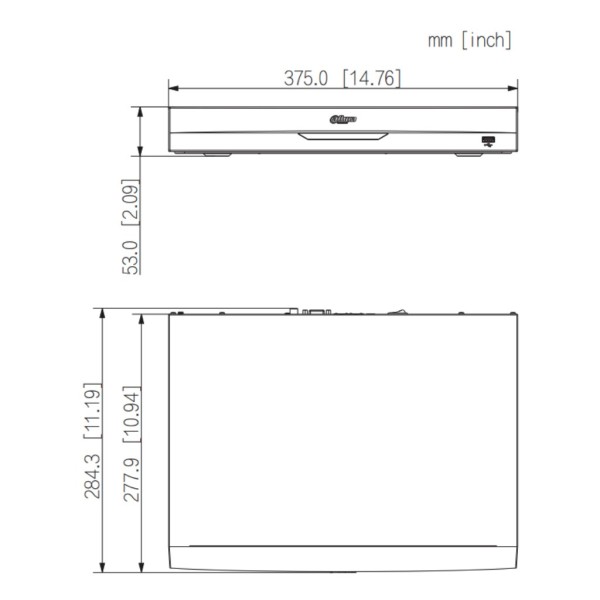 Acquistare DAHUA NVR4204-P-EI NVR 4 canali 80 Mbps H.265 HDMI 4 PoE 2 HDD I/O AI