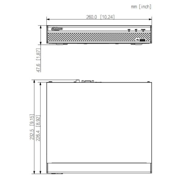 Acquistare DAHUA NVR2108HS-8P-4KS3 NVR 8ch 144Mbps H265 4K HDMI 8PoE 1HDD