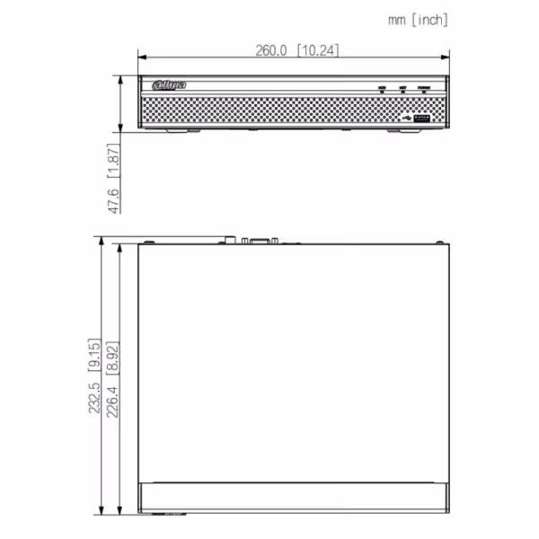 Acheter DAHUA NVR2108HS-8P-4KS3 NVR 8ch 144Mbps H265 4K HDMI 8PoE 1HDD