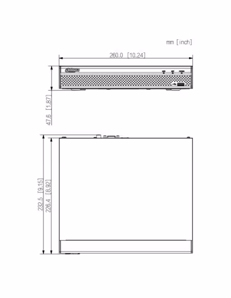 Acheter DAHUA NVR2108HS-8P-4KS3 NVR 8ch 144Mbps H265 4K HDMI 8PoE 1HDD