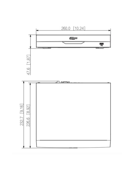 Acquistare DAHUA NVR2108HS-8P-I2 NVR 8ch 144Mbps H265 HDMI 8PoE 1HDD AI