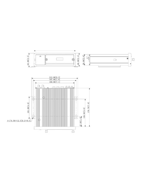 Acquistare DAHUA MNVR4104-GFWI NVR integrato 4ch 1080P H265 VGA AVOUTx1 4PoE 1HDD 2.5" 1SD GPS WiFi 4G DC6-36V AI