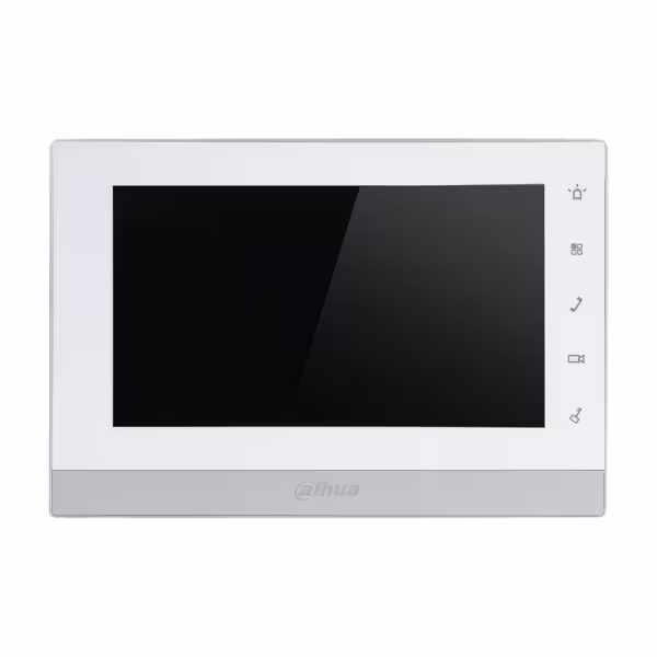Acheter DAHUA VTH1550CHW-2-S1 Moniteur intérieur 7" en saillie pour vidéophone 2 fils SD 6E 1S alarme blanc