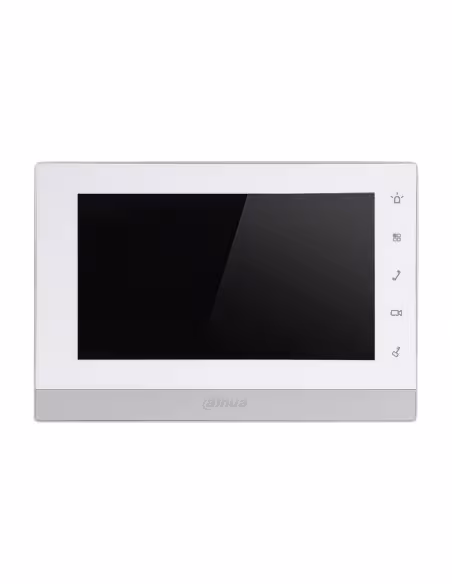 Acheter DAHUA VTH1550CHW-2-S1 Moniteur intérieur 7" en saillie pour vidéophone 2 fils SD 6E 1S alarme blanc
