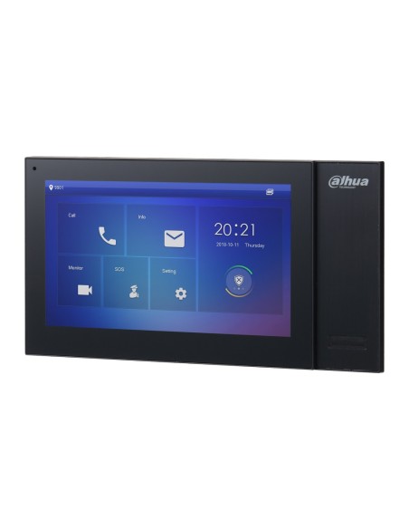 Kaufen DAHUA VTH2421FB-P 7"-Innenmonitor zur Aufputzmontage für IP-Video-Türsprechanlage PoE SD 6E 1S Alarm Schwarz