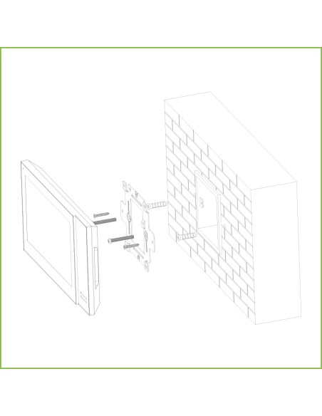 Kaufen DAHUA VTH2421FB-P 7"-Innenmonitor zur Aufputzmontage für IP-Video-Türsprechanlage PoE SD 6E 1S Alarm Schwarz