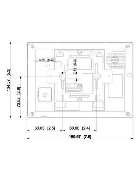Kaufen DAHUA VTH2621GW-WP 7" Innenmonitor zur Aufputzmontage für IP-Video-Türsprechanlage WLAN PoE 6E 1S Alarm Weiß