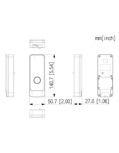 Comprar DAHUA VTM50B1 Timbre Exterior para monitores de interior en edificios