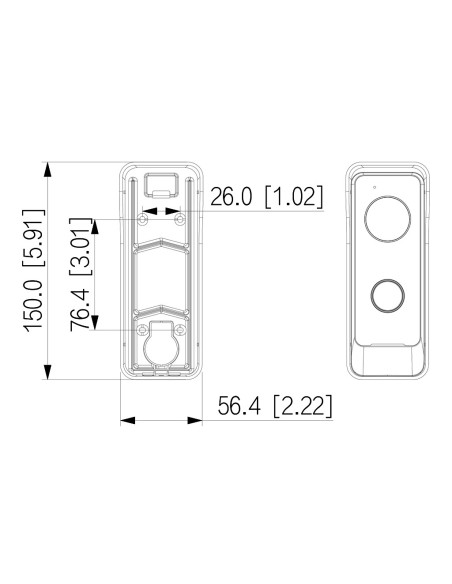 Comprar DAHUA VTM50B1 Timbre Exterior para monitores de interior en edificios