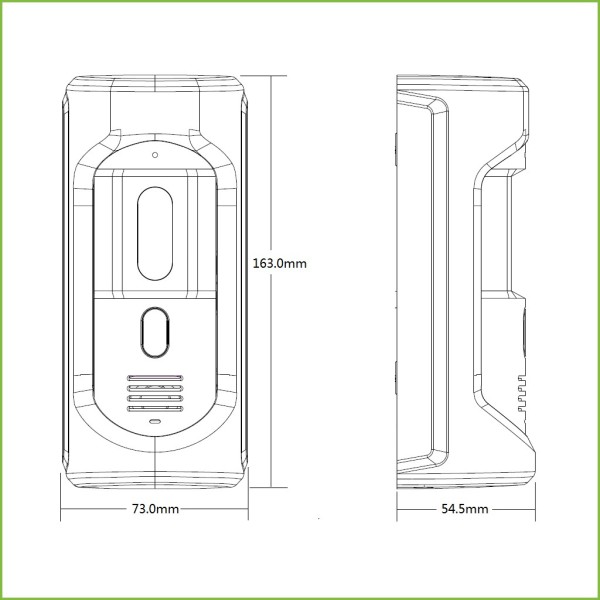Kaufen DAHUA VTO2101E-P-S2 IP-Video-Türsprechanlagen-Außenstation mit 2MP-Kamera PoE IP65 IK10 90º