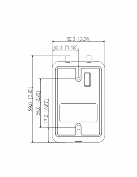 Comprar DAHUA VTO2111D-P-S3 Estación Exterior de Videoportero IP con Cámara 2MP PoE SD Mifare 107º