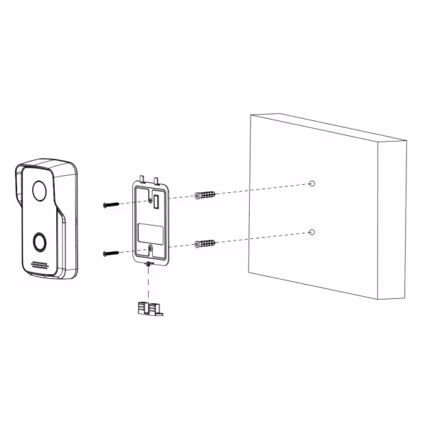 Comprar DAHUA VTO2111D-P-S3 Estación Exterior de Videoportero IP con Cámara 2MP PoE SD Mifare 107º