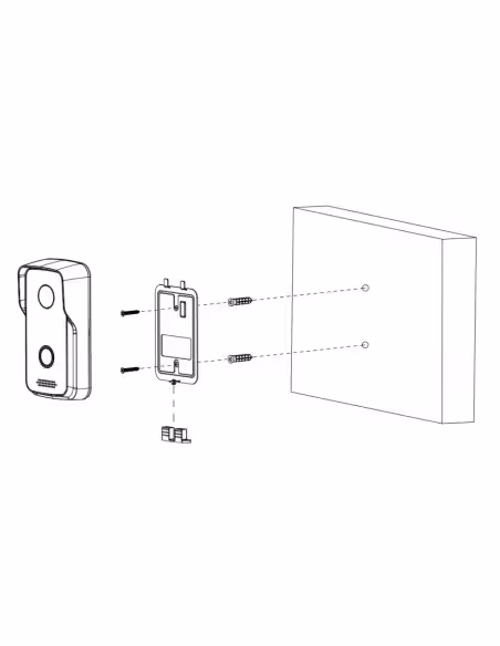 Comprar DAHUA VTO2111D-P-S3 Estación Exterior de Videoportero IP con Cámara 2MP PoE SD Mifare 107º
