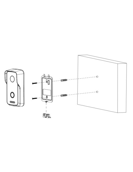 Kaufen DAHUA VTO2111D-P-S3 IP-Video-Türsprechanlagen-Außenstation mit 2MP-Kamera PoE SD Mifare 107º