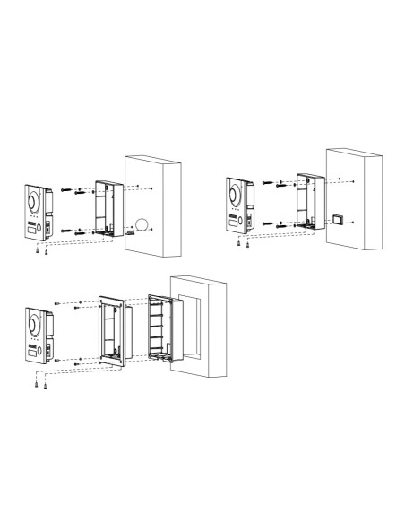 Acquista DAHUA VTO2202F-P-S3 Stazione esterna per videocitofono IP 2 fili/RJ45 PoE con telecamera 2MP IP65 IK07 168,6º