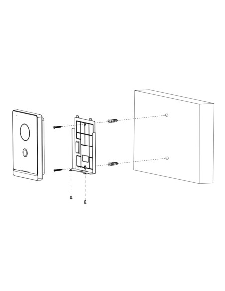 Kaufen DAHUA VTO2211G-P-S2 IP-Video-Türsprechanlagen-Außenstation mit 2MP-Kamera PoE Mifare 125°