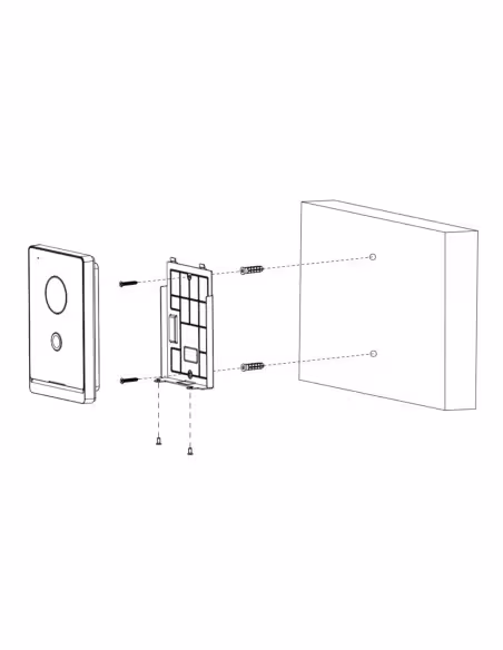 Acheter DAHUA VTO2211G-WP-S2 Station extérieure d’interphone vidéo IP WiFi avec caméra 2 MP PoE Mifare 125°