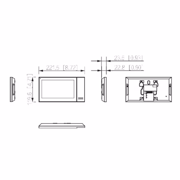 Comprar DAHUA KTP01L-S2(F) Kit Videoportero IP exterior para Insertar + monitor interior