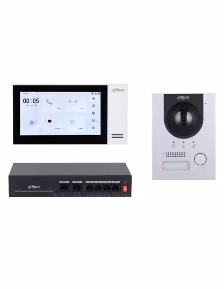 Acquistare DAHUA KTP01L-S2(S) Kit videocitofono IP da esterno per montaggio superficiale + monitor interno