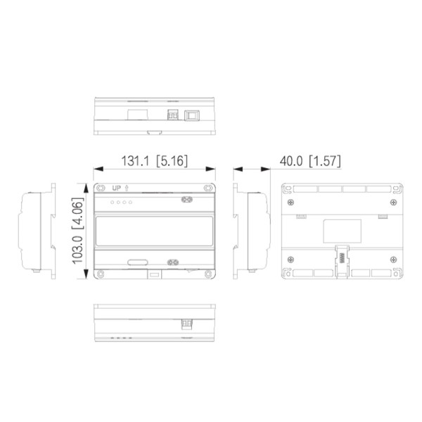 Kaufen DAHUA KTD01L-S3(F) IP-Video-Türsprechanlagen-Set (2-Draht) für den Außenbereich zum Einbau + Innenmonitor