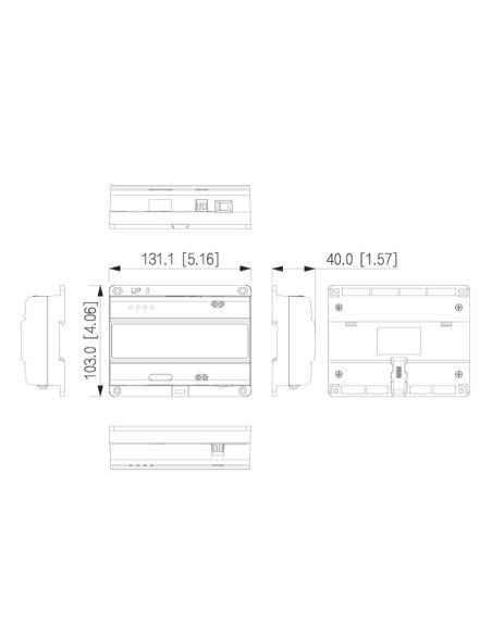 Kaufen DAHUA KTD01L-S3(F) IP-Video-Türsprechanlagen-Set (2-Draht) für den Außenbereich zum Einbau + Innenmonitor