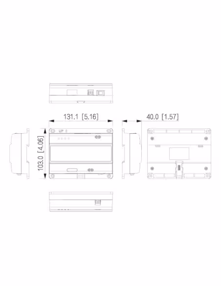 Acheter DAHUA KTD01L-S3(F) Kit visiophone IP 2 fils extérieur à encastrer + moniteur intérieur