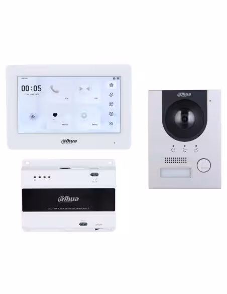 Kaufen DAHUA KTD01L-S3(S) 2-Draht-IP-Video-Türsprechanlagen-Set für den Außenbereich zur Aufputzmontage + Innenmonitor