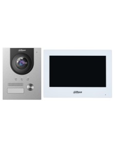 Acheter DAHUA KTD02(S) kit vidéophone IP extérieur 2 fils pour montage en saillie + moniteur intérieur 2 fils et Wi‑Fi