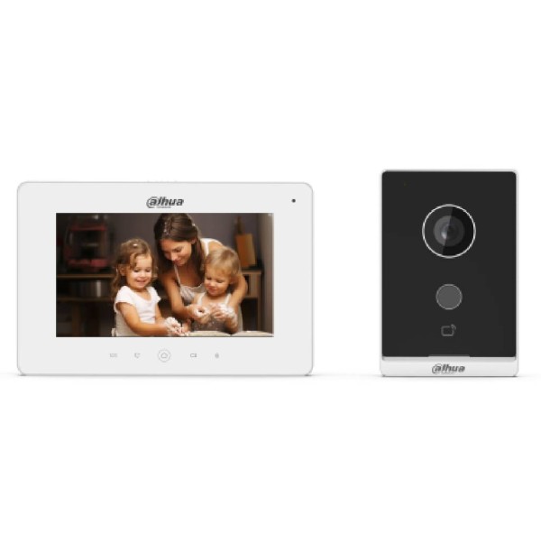 Kaufen DAHUA KTW01-S2 IP-WLAN-Video-Türsprechanlagen-Set für die Außenmontage (Aufputz) + WLAN-Innenmonitor