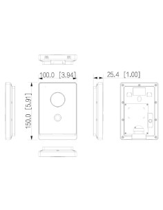 Acheter DAHUA KTW01-S2 Kit visiophone IP WiFi extérieur en saillie + moniteur WiFi intérieur 2