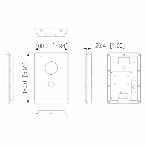 Comprar DAHUA KTW01-S2 Kit Videoportero IP WiFi exterior de Superficie + monitor WiFi interior
