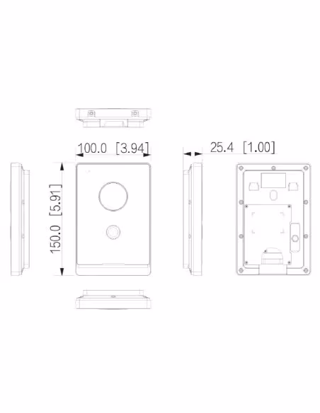 Comprar DAHUA KTW01-S2 Kit Videoportero IP WiFi exterior de Superficie + monitor WiFi interior