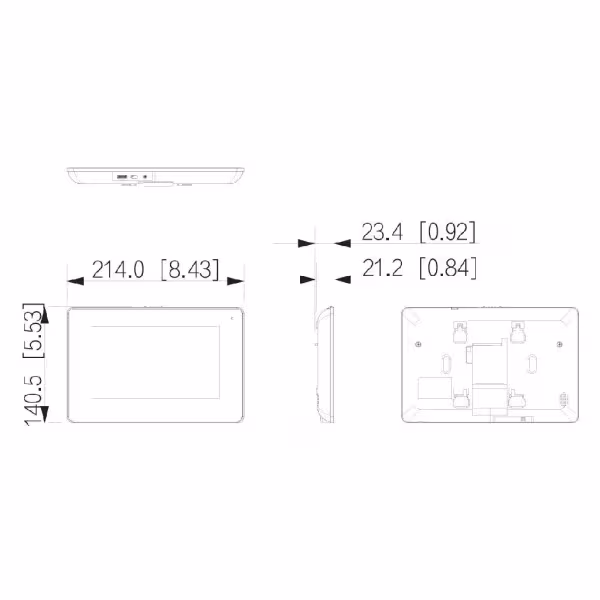 Comprar DAHUA KTW01-S2 Kit Videoportero IP WiFi exterior de Superficie + monitor WiFi interior