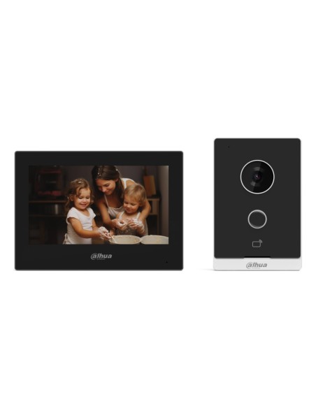Kaufen DAHUA KTW04 IP-WLAN-Video-Türsprechanlagen-Set für die Außenmontage (Aufputz) + WLAN-Innenmonitor