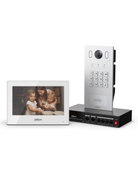 Kaufen DAHUA KTP05(F) IP-Video-Türsprechanlagen-Kit für den Außeneinsatz zum Einbau + Innenmonitor