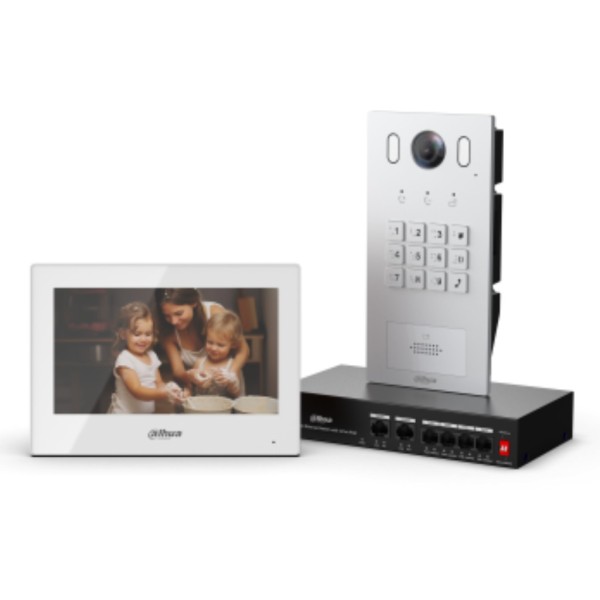 Acquistare DAHUA KTP05(S) Kit videocitofono IP da esterno per superficie + monitor interno