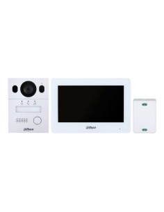 Acheter DAHUA KTX01(F) Kit visiophone hybride WiFi / IP 2 fils extérieur à encastrer + moniteur intérieur