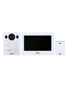Comprar DAHUA KTX01(F) Kit Videoportero híbrido WiFi / 2-hilos IP exterior para Insertar + monitor interior
