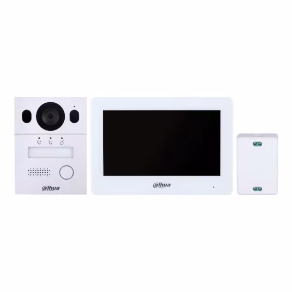 Comprar DAHUA KTX01(F) Kit Videoportero híbrido WiFi / 2-hilos IP exterior para Insertar + monitor interior