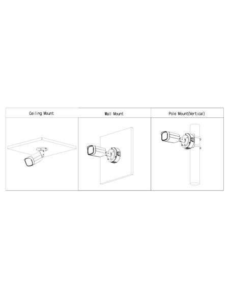 Acheter DAHUA HAC-HFW1239TM-IL-A-0360B-S3 Caméra tubulaire HDCVI 4-en-1 2 Mpx 1080P FULL COLOR WDR Éclairage double Smart Light+
