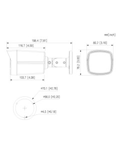 Acheter DAHUA HAC-HFW1239TLM-IL-A-0280B-S3 Caméra tube HDCVI 4-en-1 2 Mpx 1080P FULL COLOR WDR Éclairage double Smart Light+ LED 2