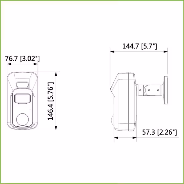 Comprar DAHUA HAC-ME2241C Cámara PIR HDCVI 2M 1080P con disuasión activa con alarma de luz blanca y sirena 2.8mm IP67 MIC