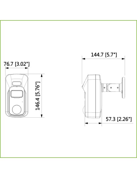Kaufen DAHUA HAC-ME2241C PIR-Kamera HDCVI 2M 1080P mit aktiver Abschreckung mit Weißlicht-Alarm und Sirene 2.8mm IP67 MIC