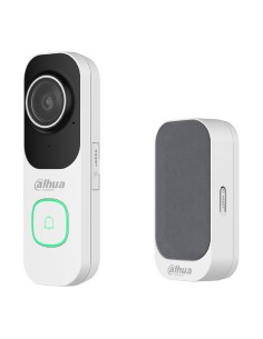 Acheter DAHUA VDKP01-WG Sonnette vidéo Wi‑Fi 4 M blanche DB41AW + Sonnette Wi‑Fi grise DS1AG